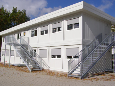 Folding container prefabricated house