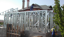 prefabricated house installation